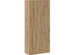 Syfax™ Highboard Rovere Artigianale 80 X 35 X 180 Cm Legno Multistrato