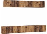 Syfax™ Set Mobile Tv 5 Pcs Legno Vecchio Legno Multistrato