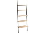 Syfax™ Scaffale Pendente 5 Ripiani Marrone Chiaro E Nero 64X34X185,5Cm