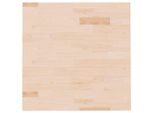 Syfax™ Piano Tavolo Quadrato 60X60X2,5 Cm Massello Rovere Non Trattato