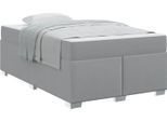 Syfax™ Struttura Del Letto Grigio Chiaro 120 X 200 Cm Tessuto