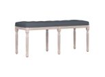 Syfax™ Panca Grigio Scuro 110X40X49 Cm In Velluto