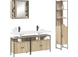 Syfax™ Set Di Mobili Per Il Bagno Con Lo Scaffale 4 Pcs Rovere Sonoma