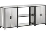Syfax™ Set Di Stoccaggio Per Cucina 3 Pcs Argento Acciaio Inossidabile