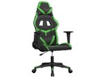 Syfax™ Sedia Da Gaming Massaggiante Nero E Verde In Pelle Finta