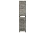 Syfax™ Divisorio A 6 Pannelli Grigio 214X166 Cm In Legno Massello