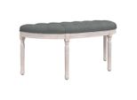 Syfax™ Panca Grigio Scuro 110,5X45X49 Cm In Tessuto