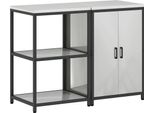 Syfax™ Set Di Stoccaggio Per Cucina 2 Pcs Argento Acciaio Zincato