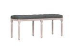 Syfax™ Panca Grigio Scuro 110X40X49 Cm In Tessuto