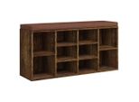 Syfax™ Scarpiera Rovere Fumo 103X30X48 Cm In Legno Multistrato