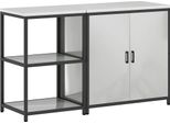 Syfax™ Set Di Stoccaggio Per Cucina 2 Pcs Argento Acciaio Zincato