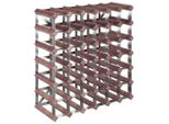 Syfax™ Portabottiglie Per 42 Bottiglie Legno Massello Di Pino Marrone