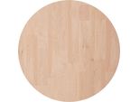 Syfax™ Piano Tavolo Rotondo Ø30X4 Cm Massello Di Rovere Non Trattato