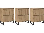 Syfax™ Credenza 3 Pcs Rovere Artigianale 60 X 35 X 70 Cm