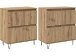 Syfax™ Sideboards 2 Pcs Rovere Artigianale 120 X 35 X 70 Cm