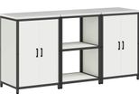 Syfax™ Set Di Stoccaggio Per Cucina Con Lo Scaffale 3 Pcs Bianco