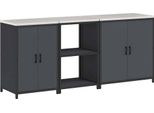 Syfax™ Set Di Stoccaggio Per Cucina Con Lo Scaffale 3 Pcs Antracite