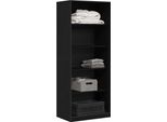 Syfax™ Guardaroba Rovere Nero 80 X 50 X 200 Cm Legno Multistrato