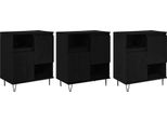 Syfax™ Credenza 3 Pcs Rovere Nero 60 X 35 X 70 Cm