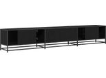 Syfax™ Unità Tv 2 Pcs Rovere Nero 240 X 35 X 41 Cm Legno Multistrato