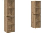 Syfax™ Set Mobile Tv 4 Pcs Rovere Artigianale 37 X 37 X 72 Cm