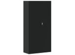 Syfax™ Armadio Classificatore Nero 90X40X180 Cm In Acciaio