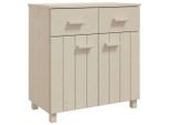 Syfax™ Credenza Hamar Ambra 79X40X80 Cm In Legno Massello Di Pino