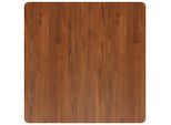 Syfax™ Piano Tavolo Quadrato Marrone Scuro 80X80X4Cm Rovere Trattato