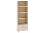 Syfax™ Credenza Hamar Ambra 60X35X180 Cm In Legno Massello Di Pino