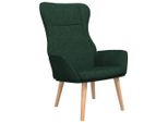 Syfax™ Poltrona Relax Verde Scuro In Tessuto