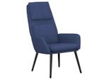 Syfax™ Sedia Relax Blu In Tessuto