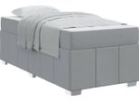 Syfax™ Struttura Del Letto Grigio Chiaro 80 X 200 Cm Tessuto