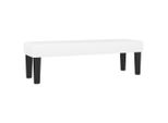 Syfax™ Panca Bianca 100X30X30 Cm In Pelle Finta