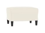 Syfax™ Poggiapiedi Crema 60X50X41 Cm In Velluto