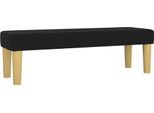 Syfax™ Panca Nera 100X30X30 Cm In Tessuto