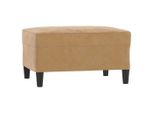Syfax™ Poggiapiedi Marrone 70X55X41 Cm In Velluto
