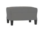 Syfax™ Poggiapiedi Grigio Scuro 60X50X41 Cm In Tessuto Microfibra