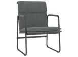 Syfax™ Sedia Lounge Grigio Scuro 55X64X80 Cm In Tessuto