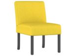 Syfax™ Sedia Pantofola Giallo Chiaro In Tessuto