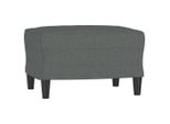 Syfax™ Poggiapiedi Grigio Scuro 60X50X41 Cm In Tessuto