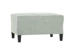 Syfax™ Poggiapiedi Grigio Chiaro 70X55X41 Cm In Velluto