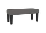 Syfax™ Panca Grigia 70X30X30 Cm In Pelle Finta
