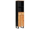 Syfax™ Mobile Da Bagno 38X33X160 Cm In Legno Massello Di Acacia
