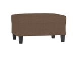 Syfax™ Poggiapiedi Marrone 70X55X41 Cm In Tessuto