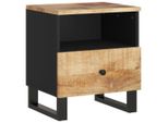 Syfax™ Comodino In Legno Massello Di Mango E Legno Multistrato