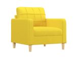 Syfax™ Poltrona Giallo Chiaro 60 Cm In Tessuto