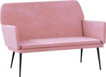 Syfax™ Panca Rosa 108X79X79 Cm In Velluto