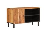 Syfax™ Mobile Porta Tv 80X33X46 Cm In Legno Massello Di Acacia