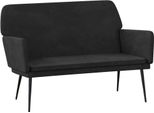 Syfax™ Panca Nera 108X79X79 Cm In Velluto