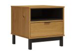 Syfax™ Tavolino Flam 50X50X50 Cm In Legno Massello Di Pino